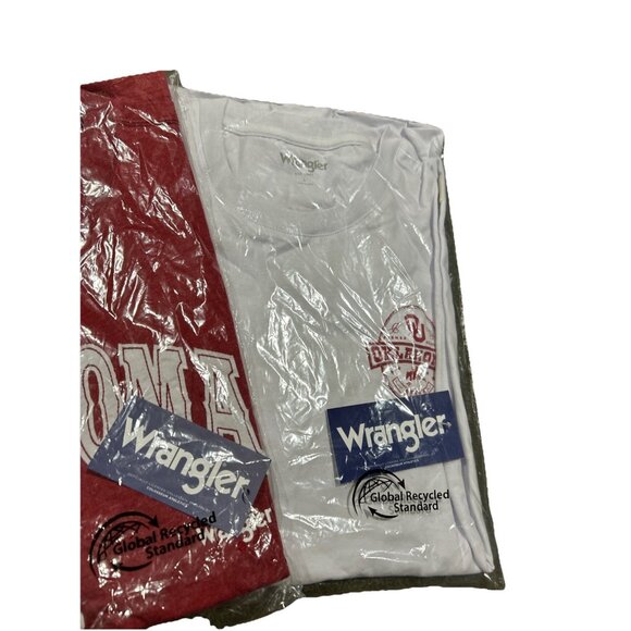 New Wrangler OU Oklahoma Sooners T Shirt Mens Large Lot 2 - Picture 4 of 7